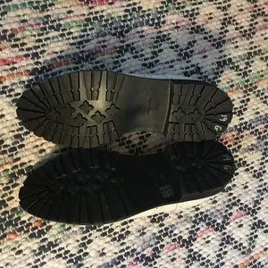 NEW MIKEKONOS Mike Konos Wingtip Lace Up Leather Oxford Shoes Made in Italy 9.5 Mike Konos Black Cap Toe Oxford Dress Shoes Italy 10 $300  main image 3